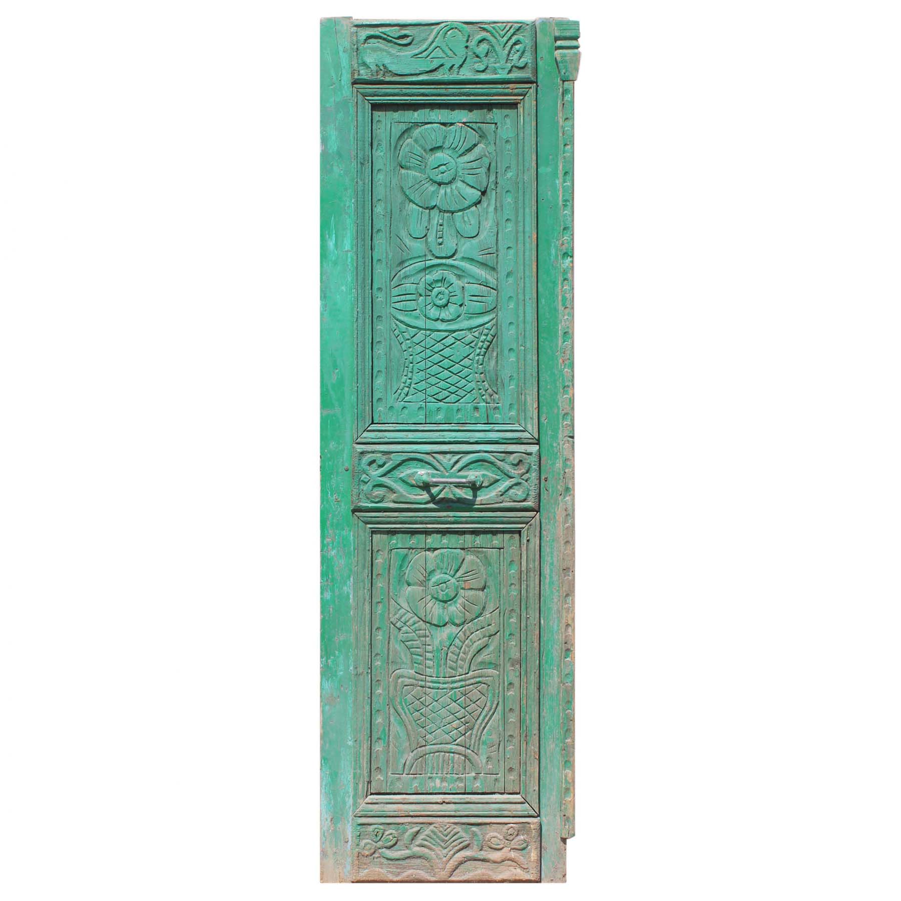 SOLD Antique 27” Door with Carved Details-0