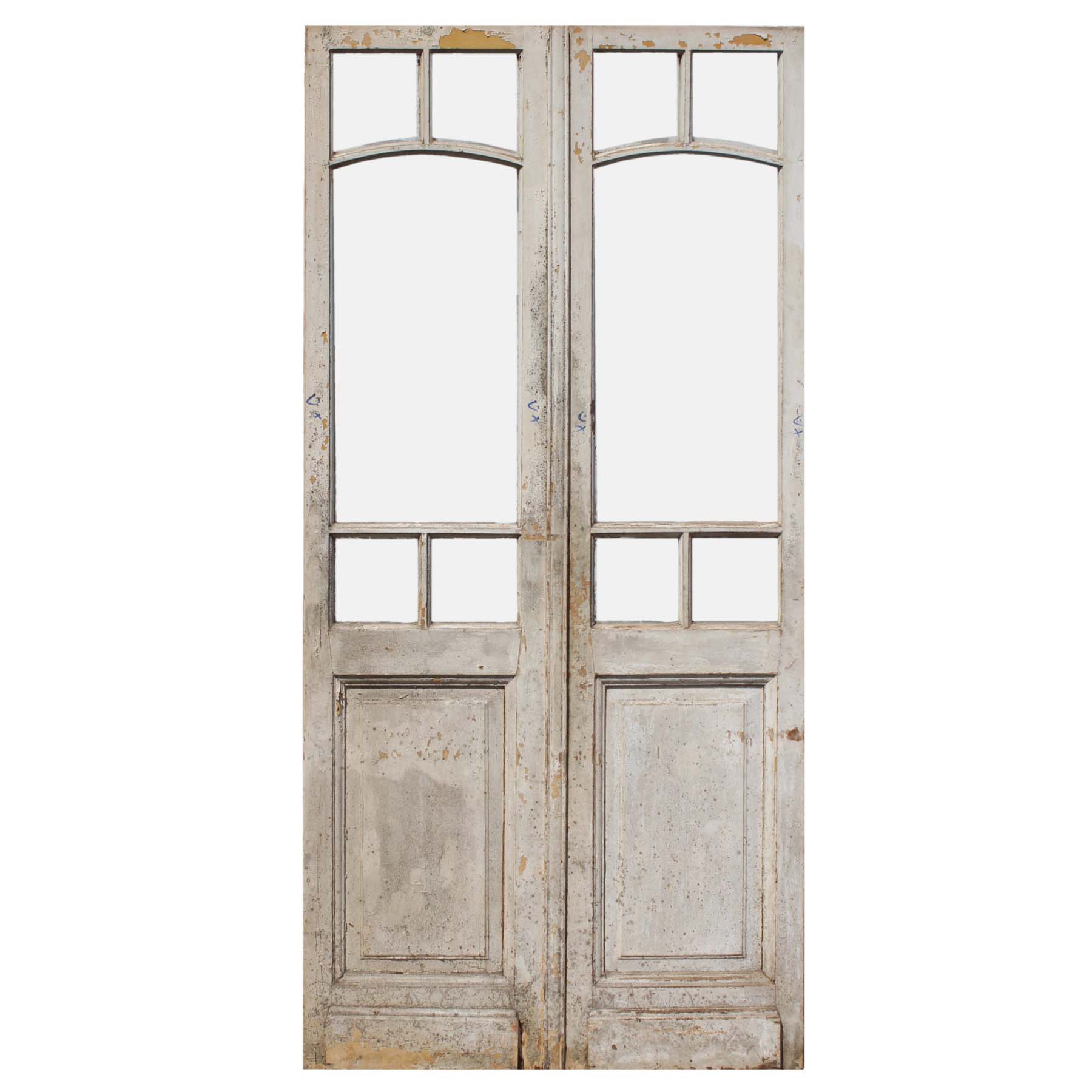 SOLD Reclaimed Pair of Antique 44" Double Doors-69315