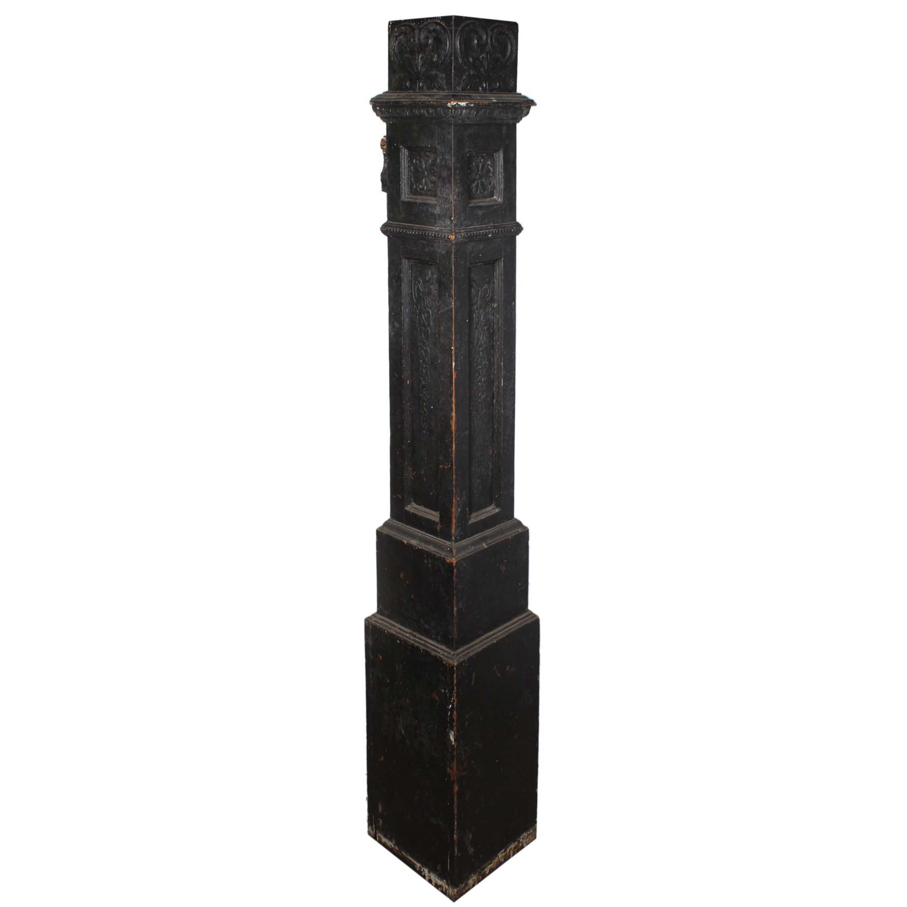 SOLD Salvaged Antique Newel Post, Early 1900s-0