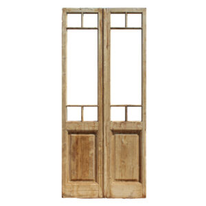 Antique Pair of 44″ French Double Doors, Early 1900’s