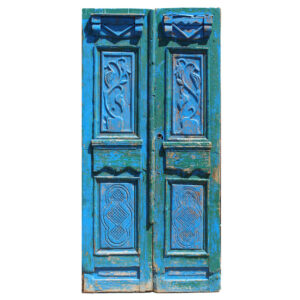 Pair of 43” Antique Carved French Doors