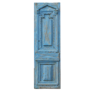 Antique 26″ French Colonial Door with Carved Panels, Late 1800’s