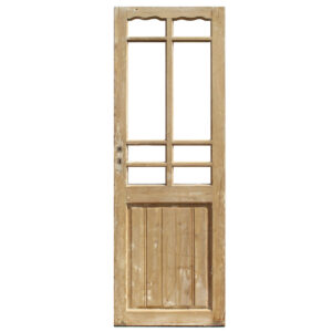 Reclaimed 28” Door with Divided Window, Late 1800’s