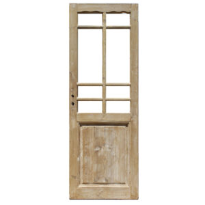 Antique 28” Door with Divided Windows, Late 1800’s