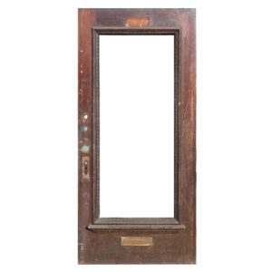 Salvaged 38″ Antique Entry Door